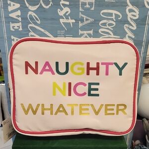 Conair 8x6x3 2 Zipper Compartment Cosmetic Case Travel Purse Pouch New